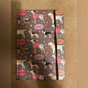 Dog-Patterned Blank Journal Notebook